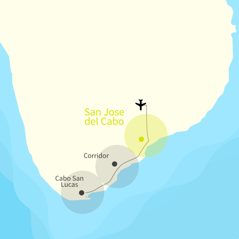 Map San José del Cabo